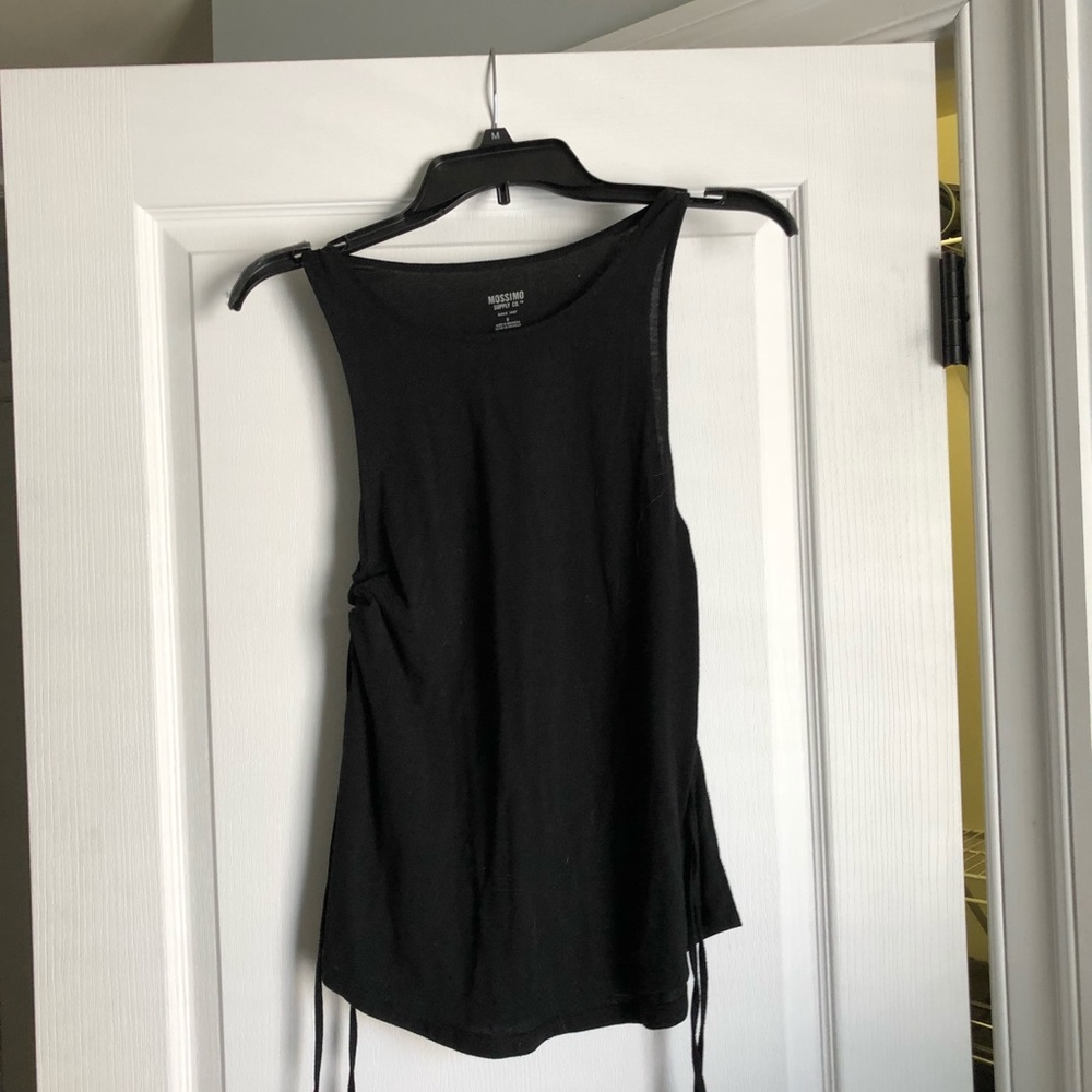 black tank top